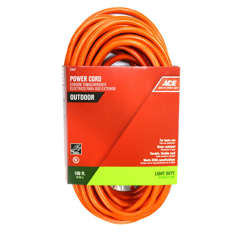 Ace Orange Extension Cord