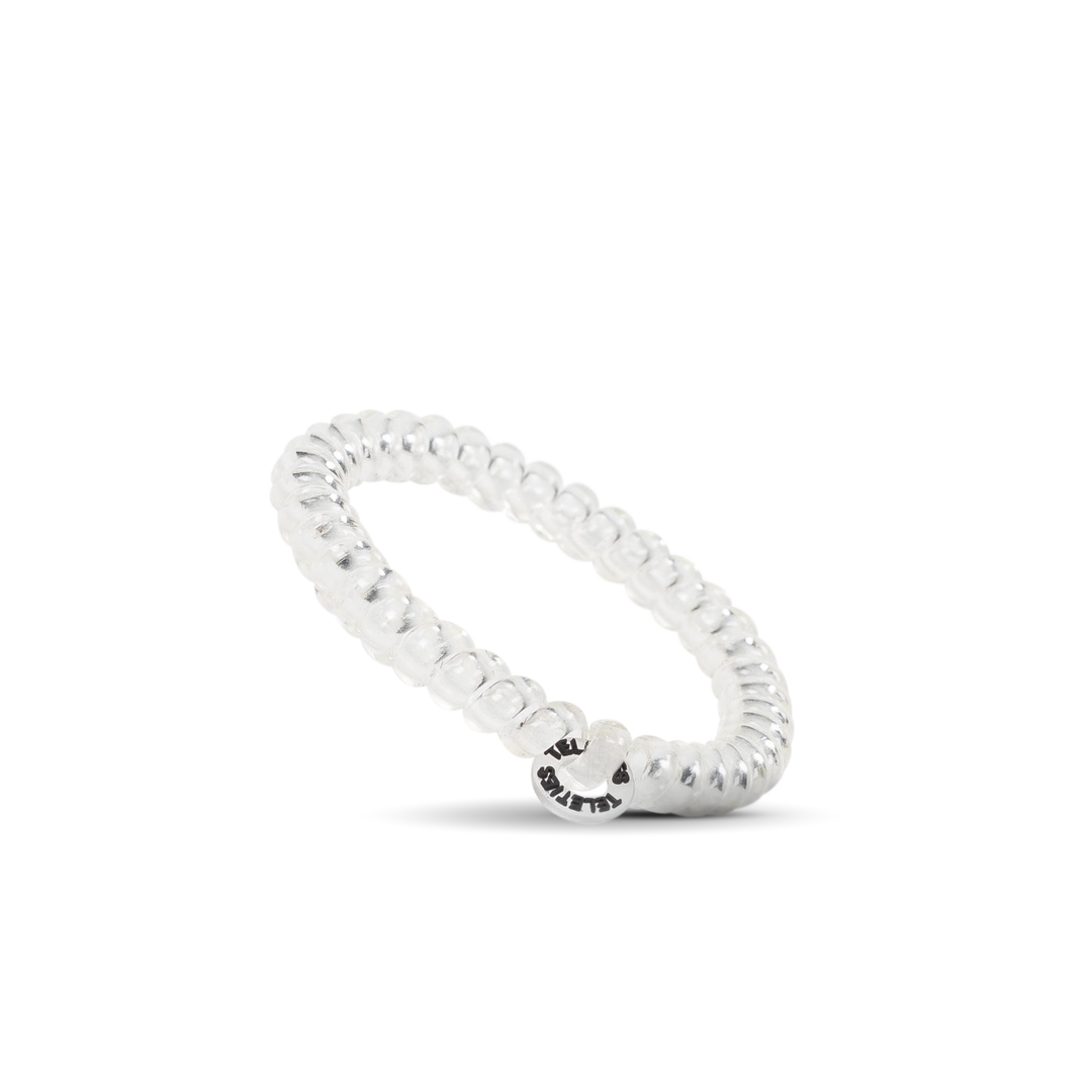 Teleties Crystal Clear Spiral Hair Ties