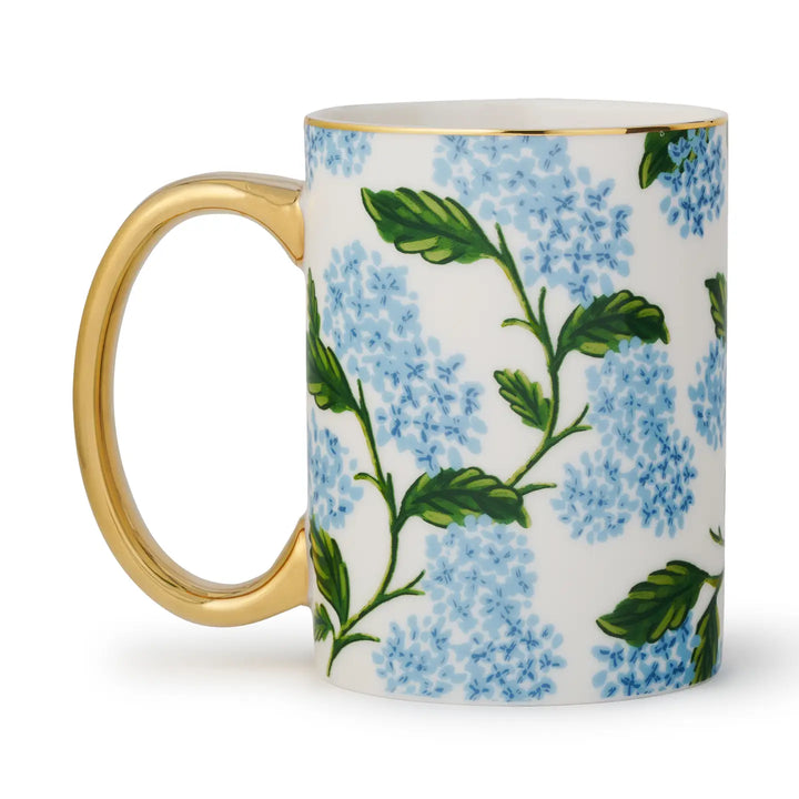 Rifle Paper Co. Hydrangea Porcelain Mug