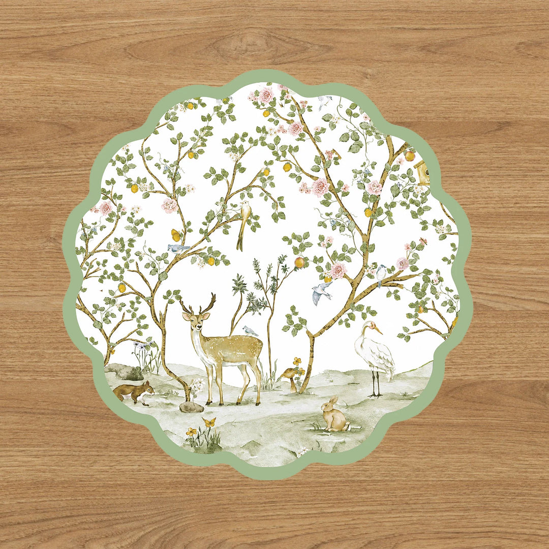 Beatriz Ball Vida Forest Animals and Branches Reversible Placemat