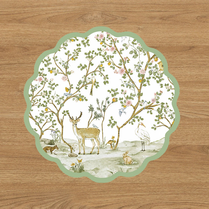 Beatriz Ball Vida Forest Animals and Branches Reversible Placemat