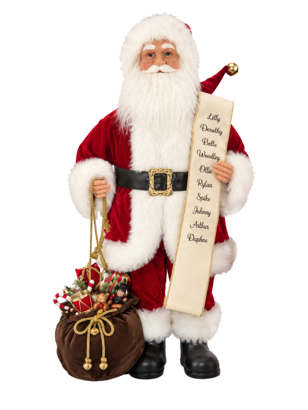 Kurt Adler Personalize Santa with Custom Nice List