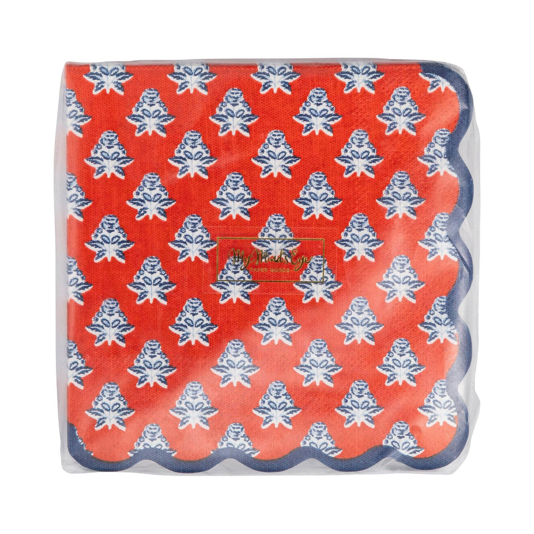 My Mind’s Eye Floral Paper Cocktail Napkin