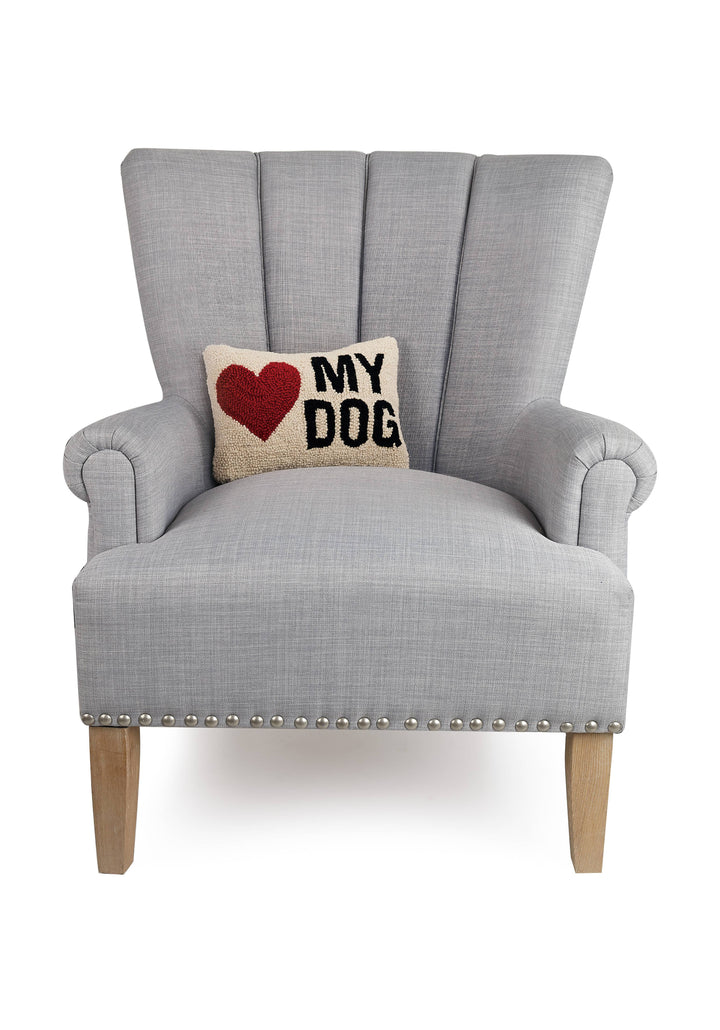 Peking Handicraft My Heart Dog Hook Pillow