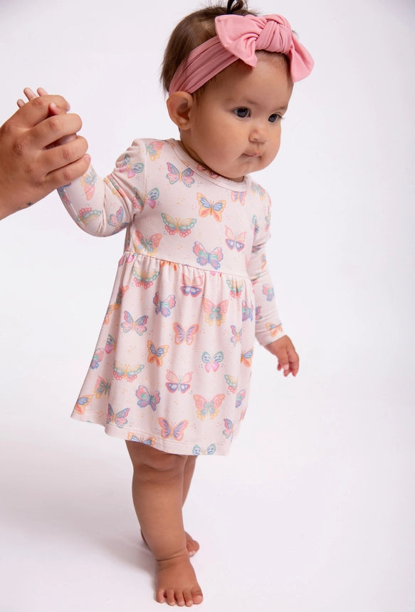 Goosies Kid's Butterfly Bliss Bodysuit Dress