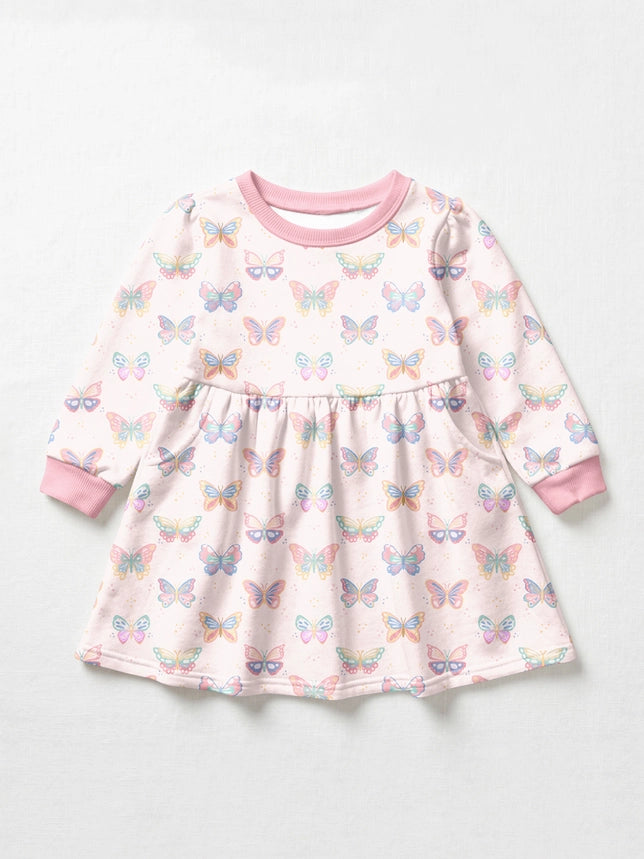 Goosies Kid's Butterfly Bliss Sweatshirt Dress