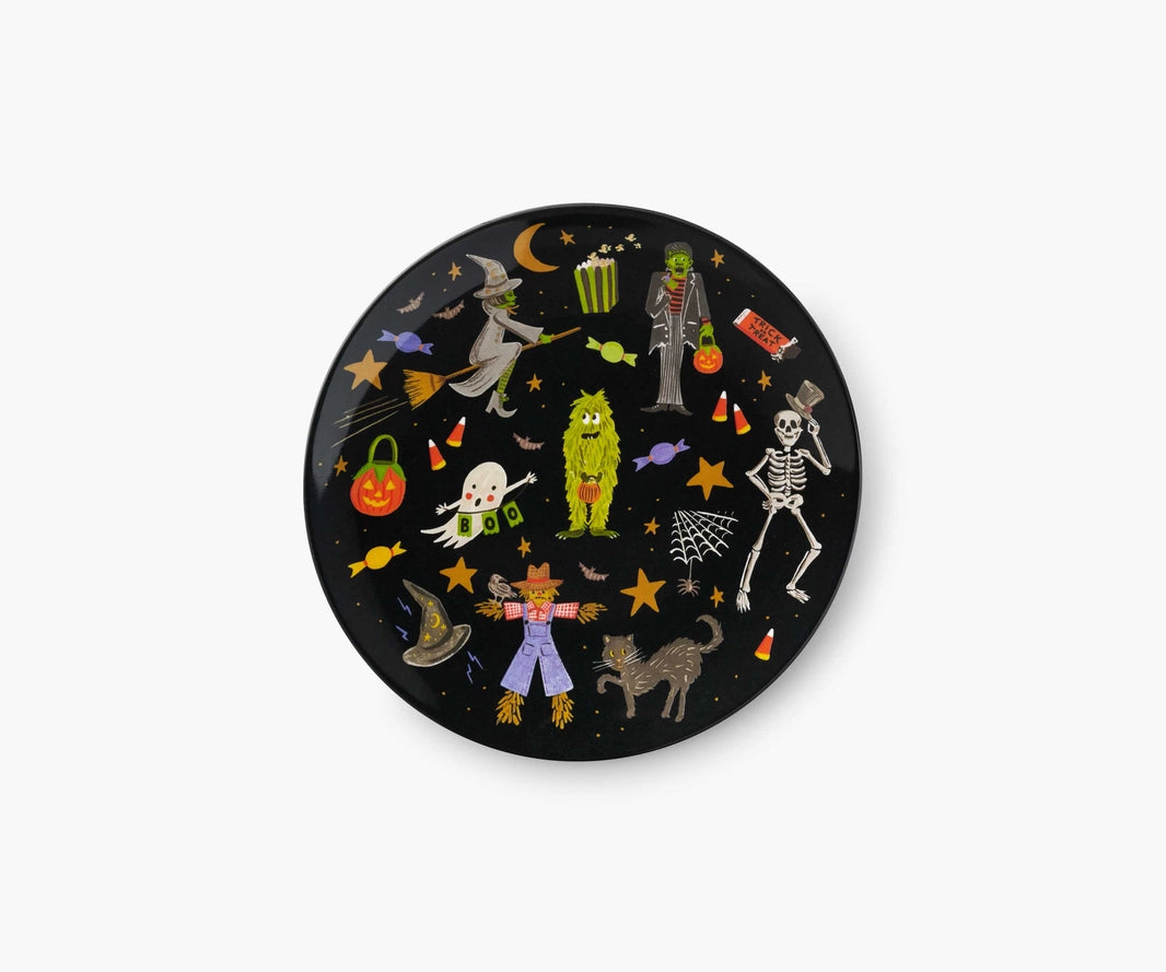 Rifle Paper Co. Halloween Parade Melamine Dessert Plate