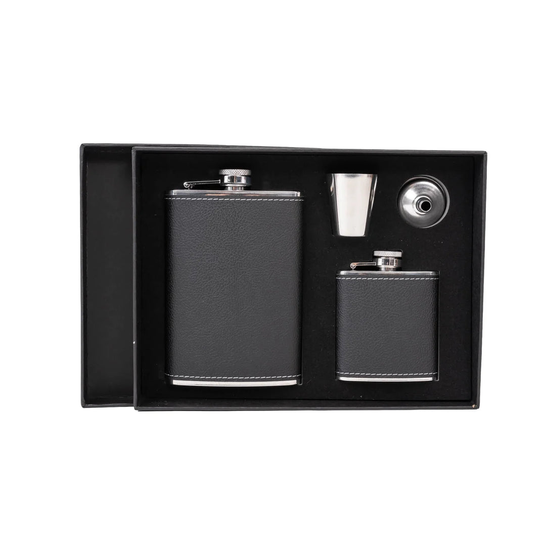 Mad Man Two for the Road Flask Set