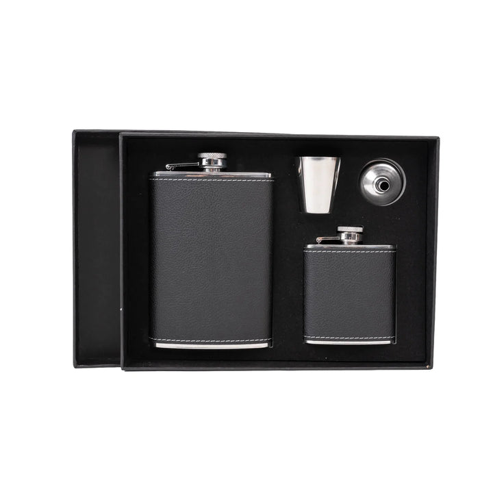 Mad Man Two for the Road Flask Set