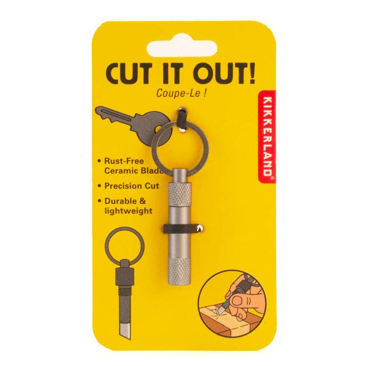 Kikkerland Cut It Out! Keyring