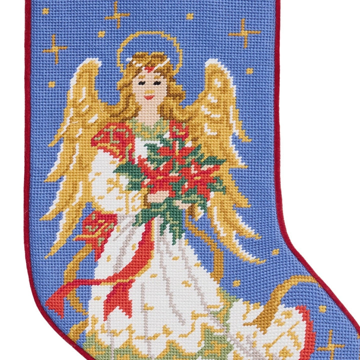 Peking Handicrafts Angel Embroidered Stocking