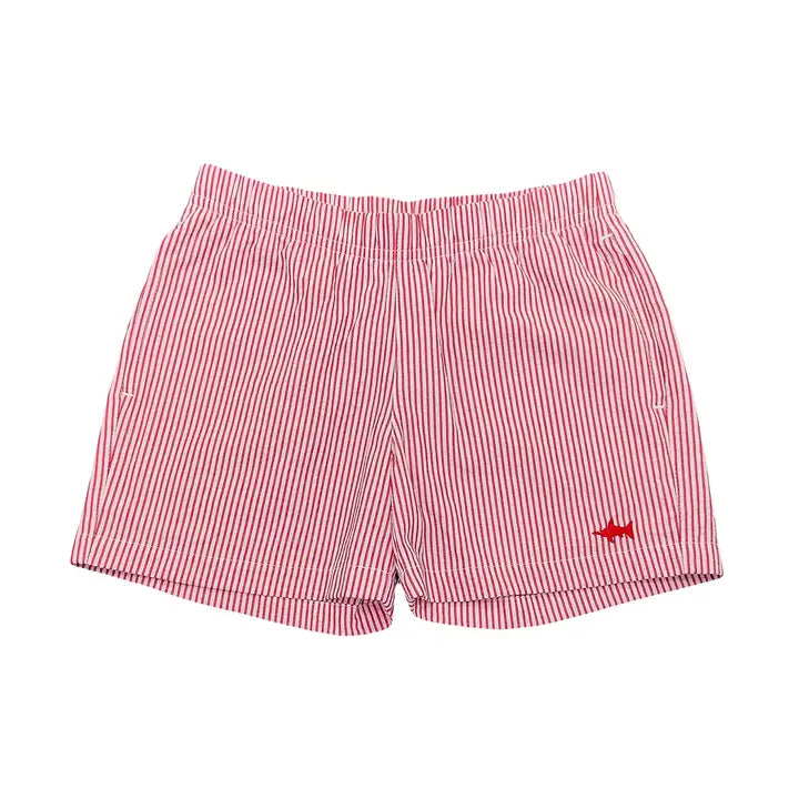 Saltwater Boys Co Kid's Naples Seersucker Shorts
