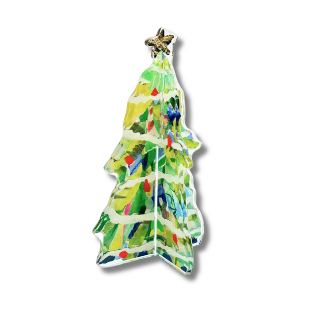 Lauren Dunn - Acrylic 3D Adorned Christmas Tree - Bright Green