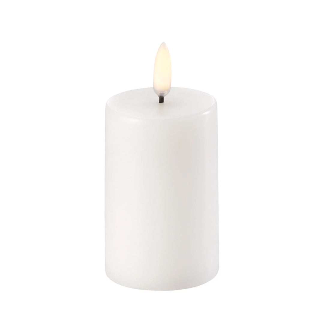 Uyuni Lighting Nordic White LED Pillar Candle