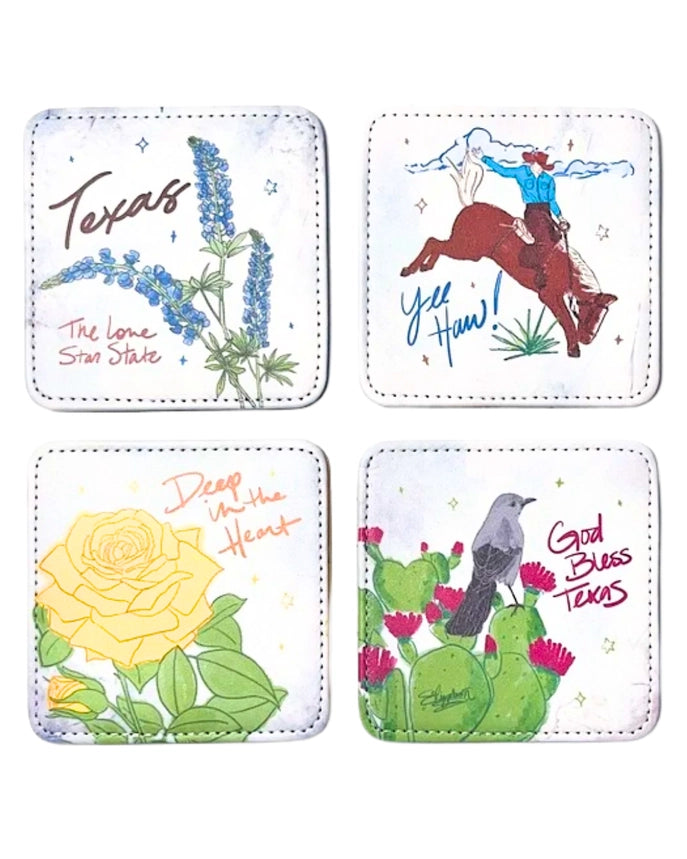 Texas Love Coaster Set