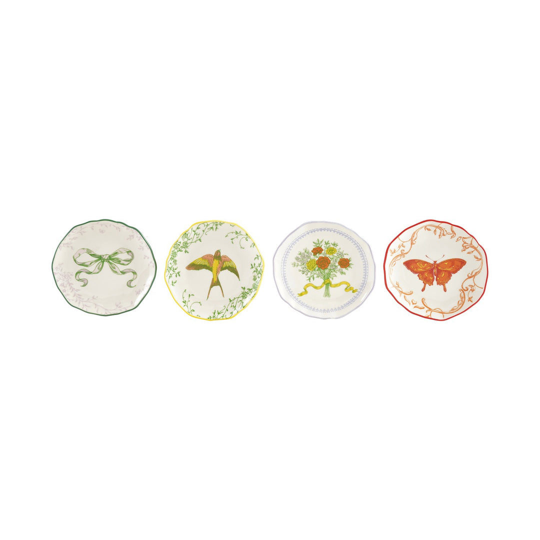 Hazel Mazel Stoneware Scalloped Plate