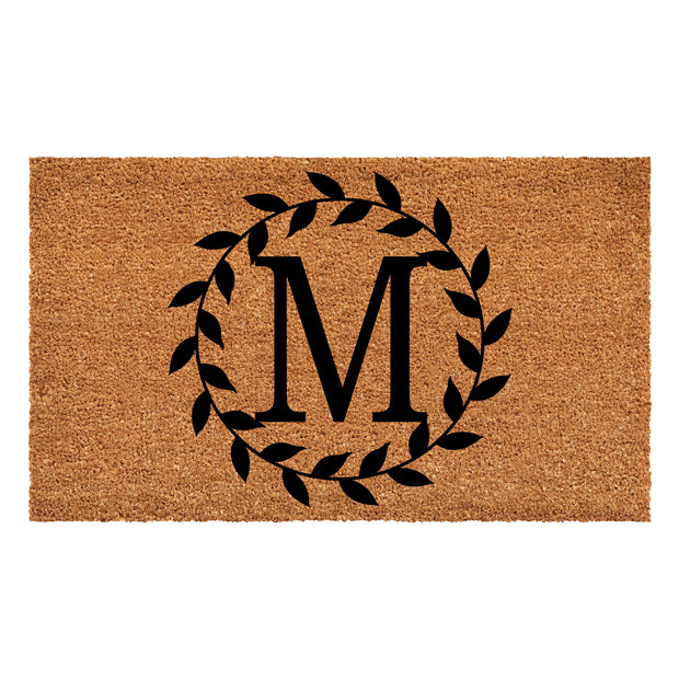 Calloway Mills - Laurel Wreath Monogram Doormat