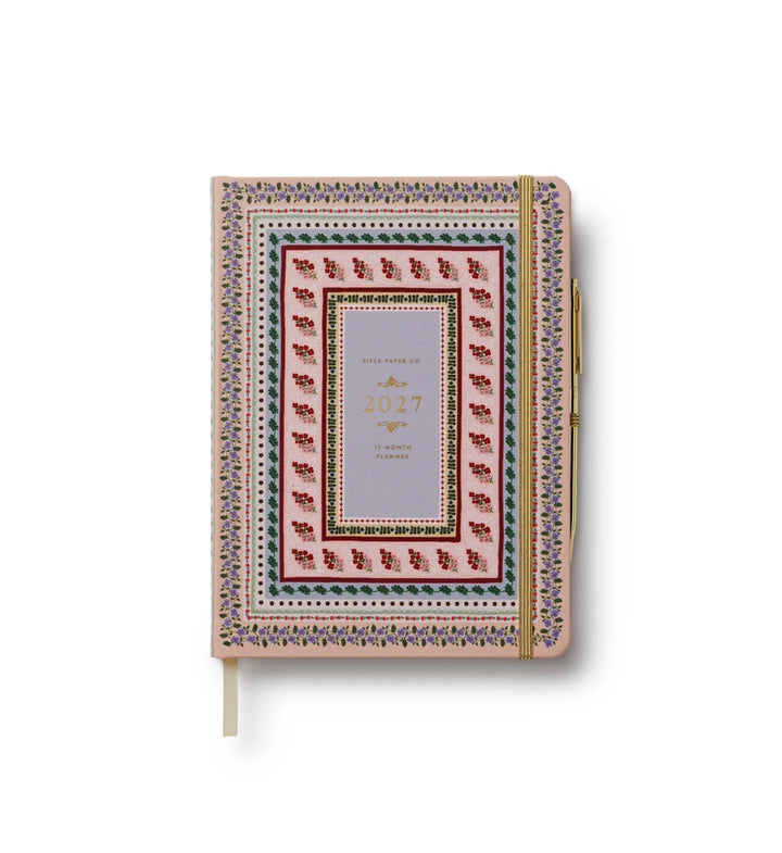 Rifle Paper Co. 2027 12-Month Hardcover Planner with Pen