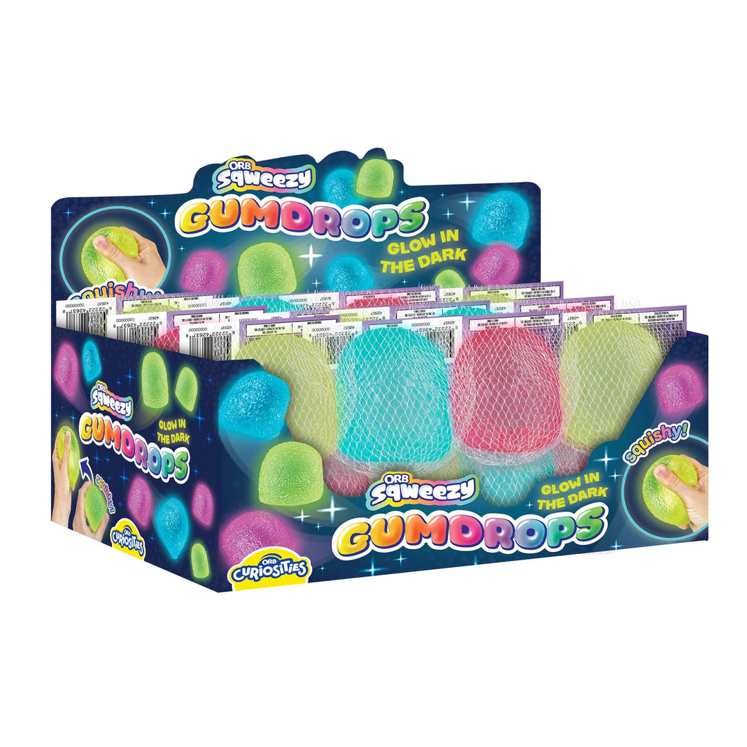 Glow in the Dark Gumdrop Squishy (Colors May Vary)