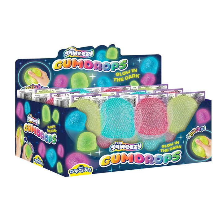 Glow in the Dark Gumdrop Squishy (Colors May Vary)