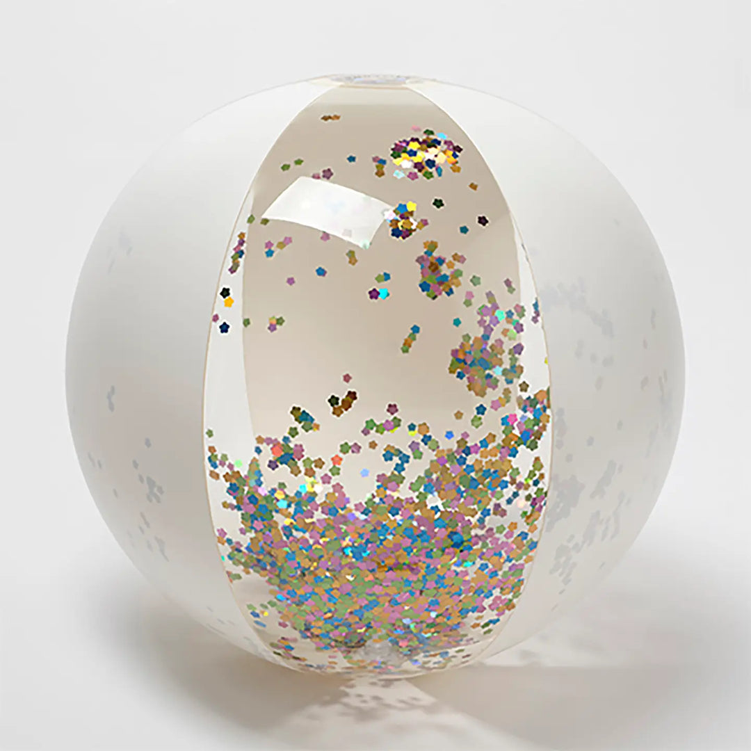 Sunny Life Cotton Candy Glitter Inflatable Beach Ball