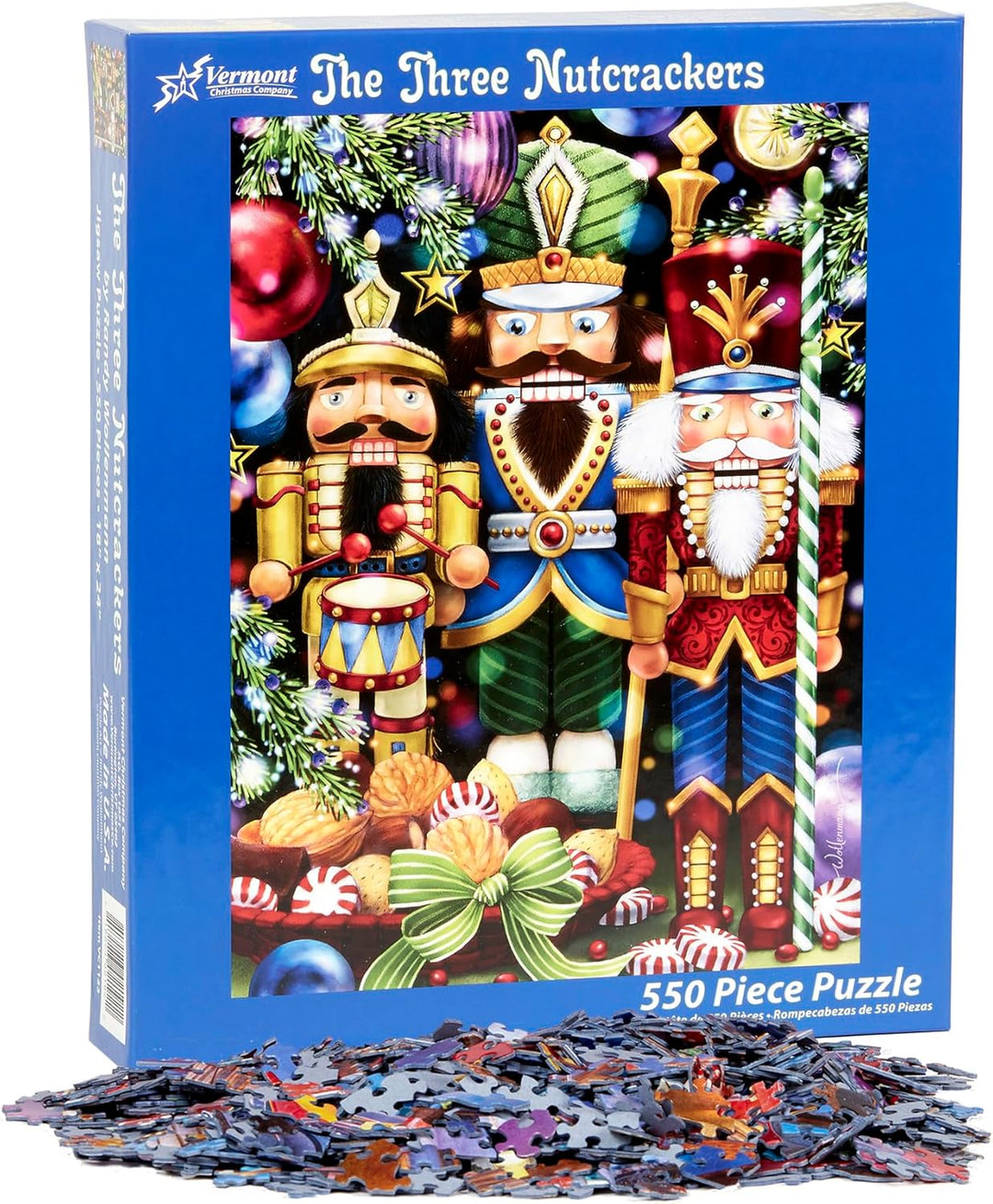 Three Nutcrackers Christmas Jigsaw Puzzle