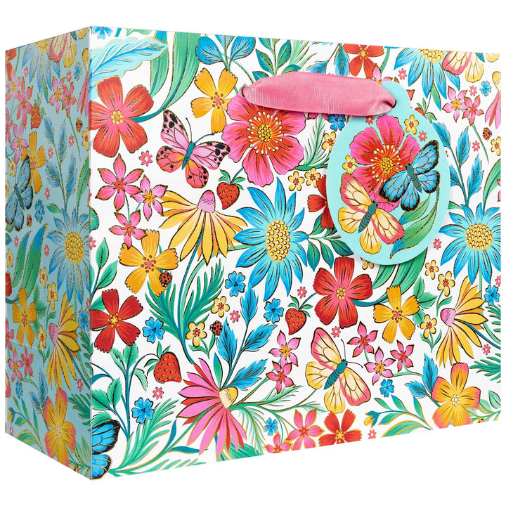 Jillson & Roberts Medium Happy Wildflowers Gift Bag