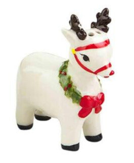 Mud Pie Vintage Christmas Salt & Pepper Shakers