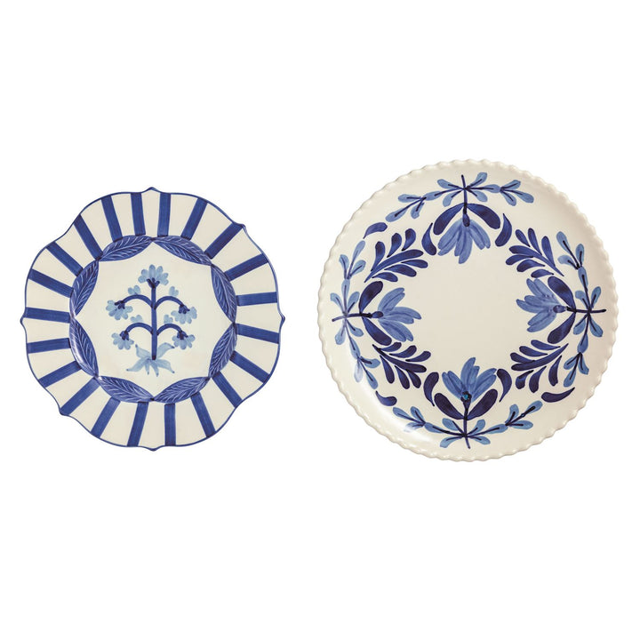 Blue Floral Nested Platter