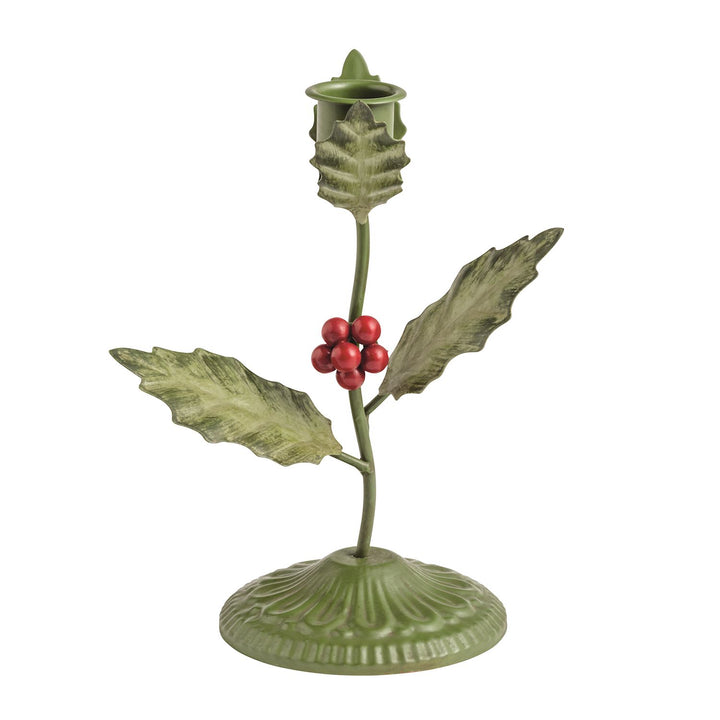 Holly Candlestick
