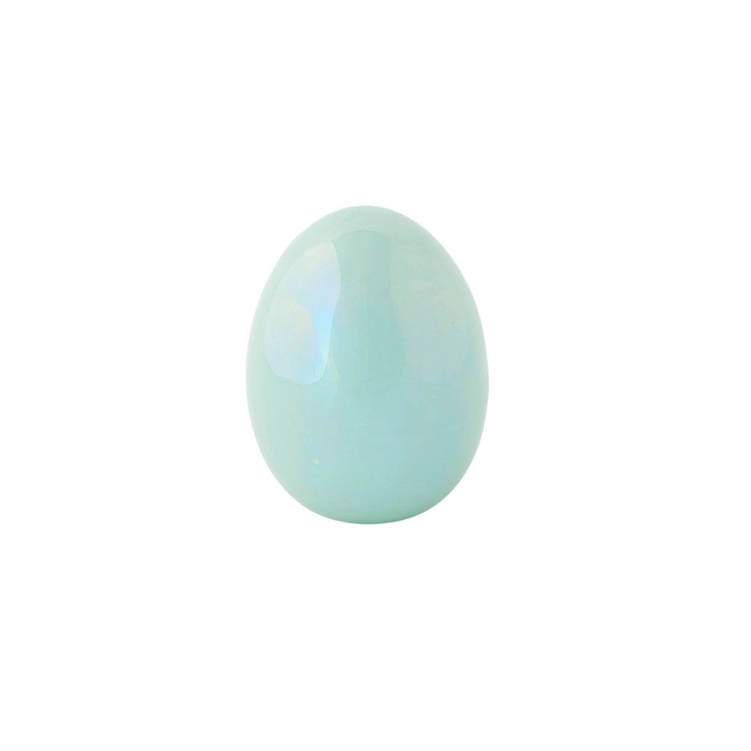 Iridescent Pastel Ceramic Egg