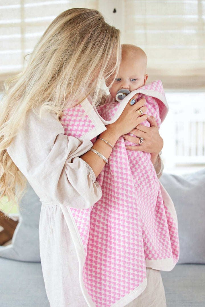 ChappyWrap All My Heart Bubblegum Mini Blanket