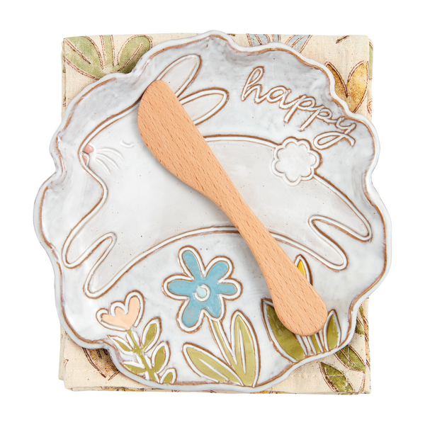 Jumping Bunny Appetizer Plate