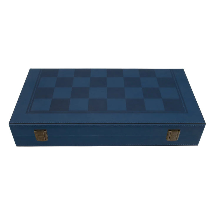 Navy Camden Travel Chess Set
