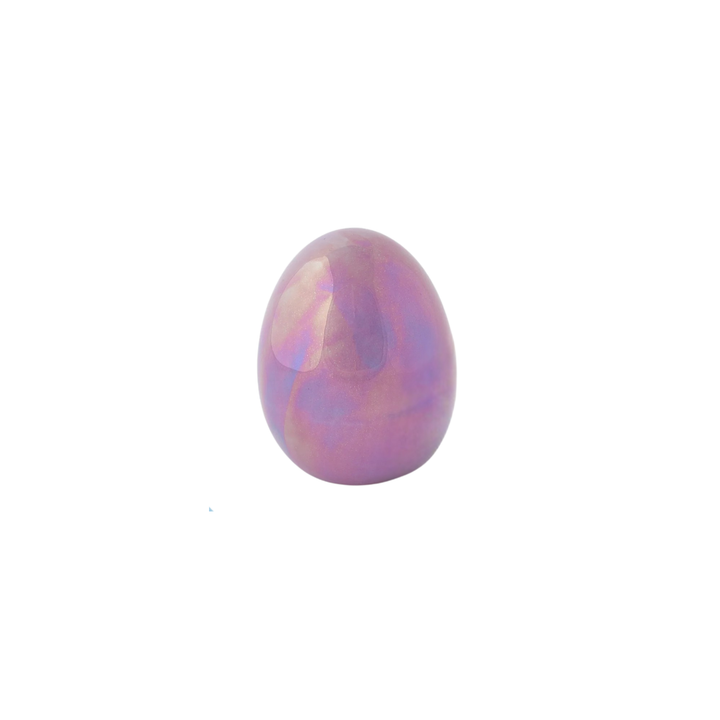 Iridescent Pastel Ceramic Egg