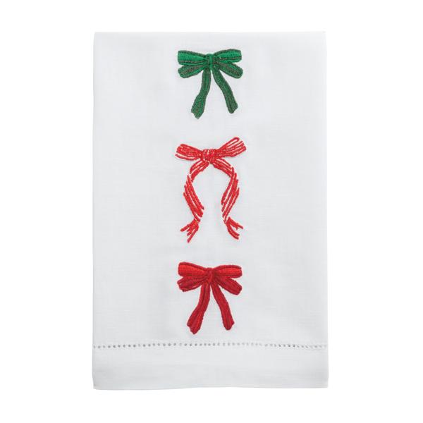 Mud Pie Holiday Embroidered Towel