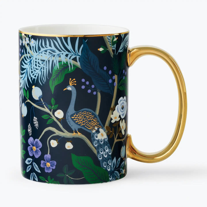 Rifle Paper Co. Peacock Porcelain Mug