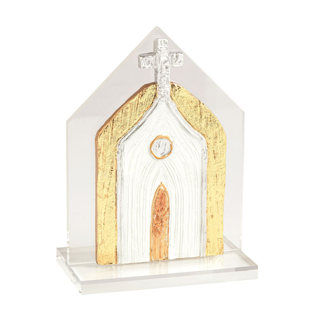 Painted Acrylic Church