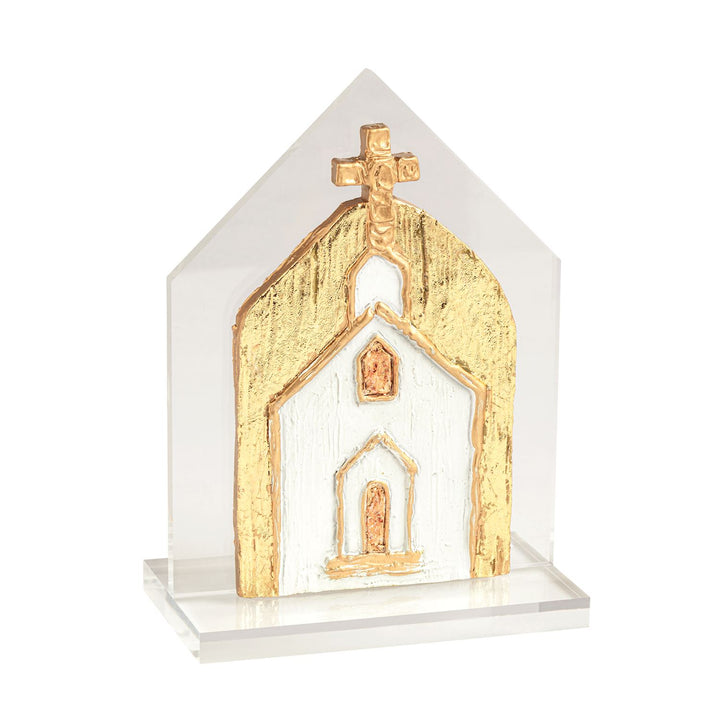 Painted Acrylic Church