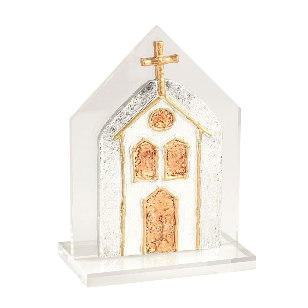 Painted Acrylic Church