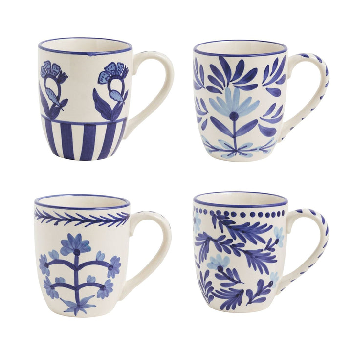 Blue Floral Mug