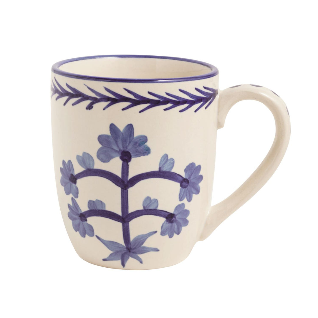Blue Floral Mug