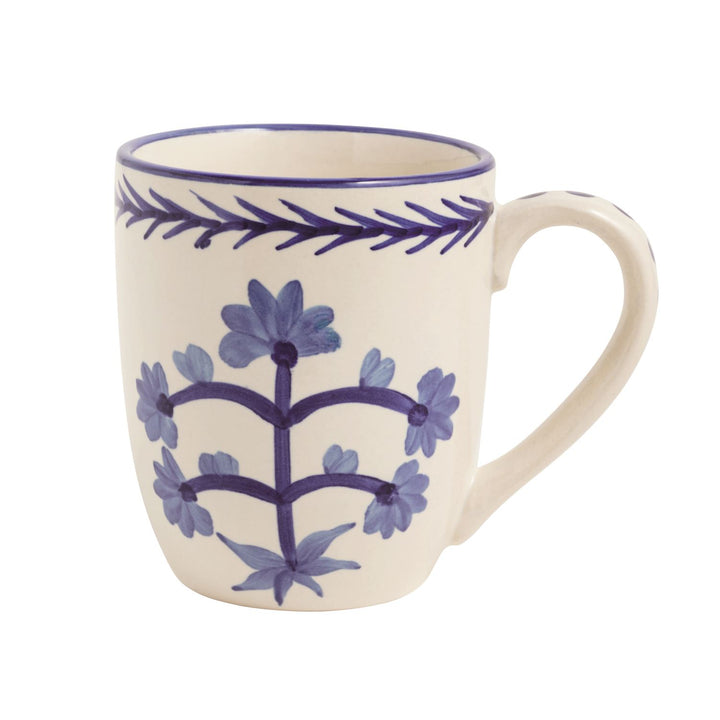 Blue Floral Mug