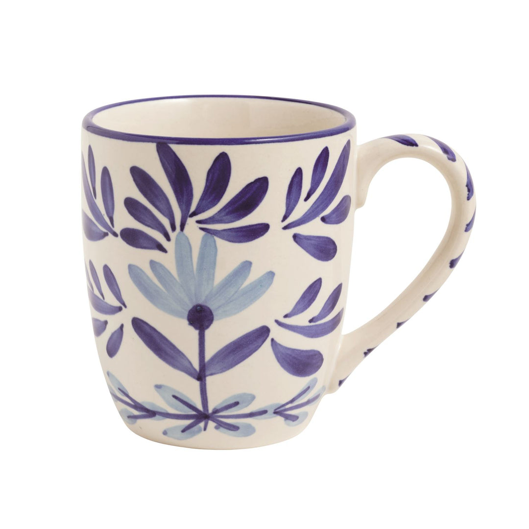 Blue Floral Mug