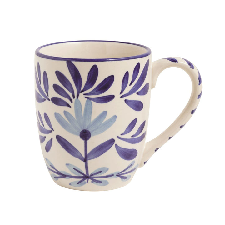 Blue Floral Mug