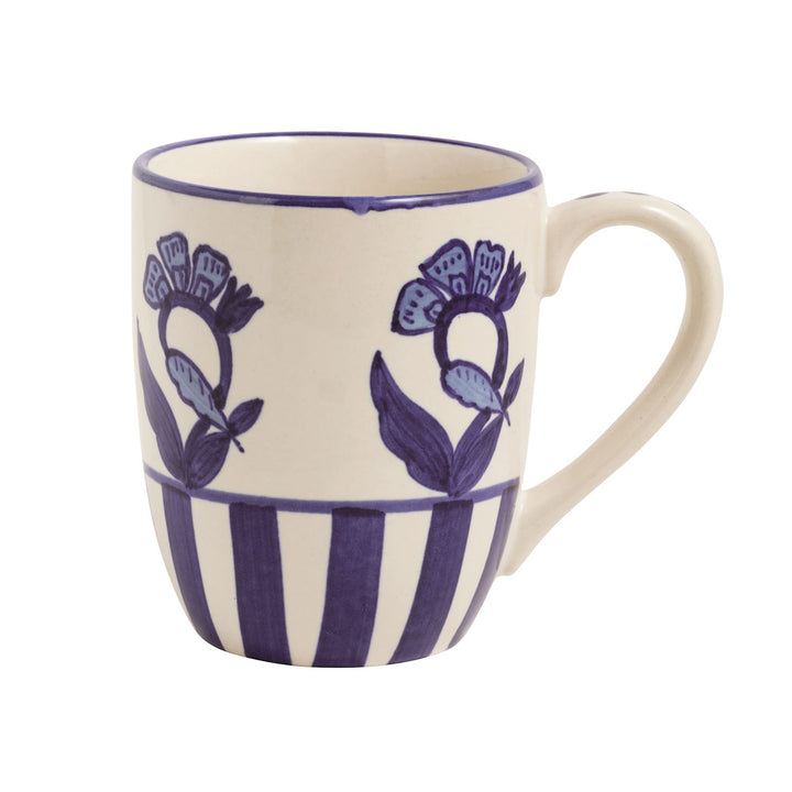 Blue Floral Mug
