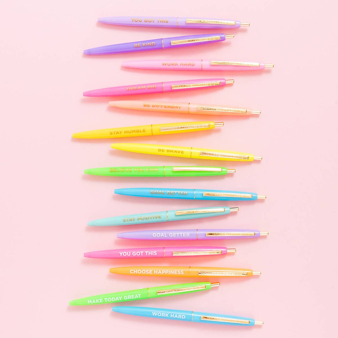 Taylor Elliott Designs 10 Piece Motivational Pen Set