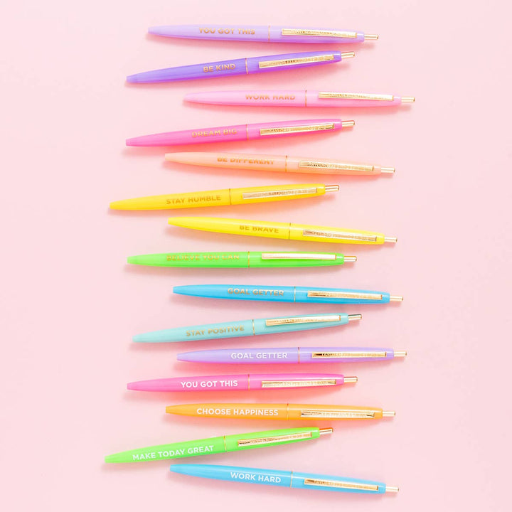 Taylor Elliott Designs 10 Piece Motivational Pen Set