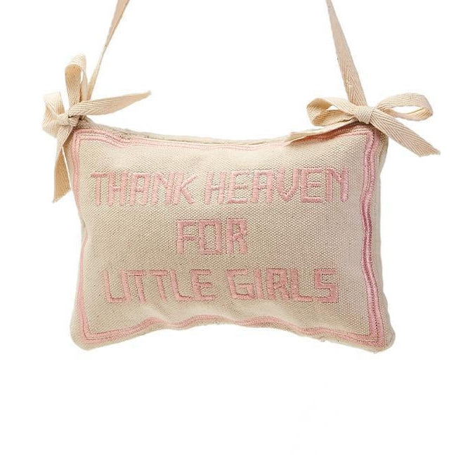 Thank Heaven Embroidered Pillow Door Hanger Assorted