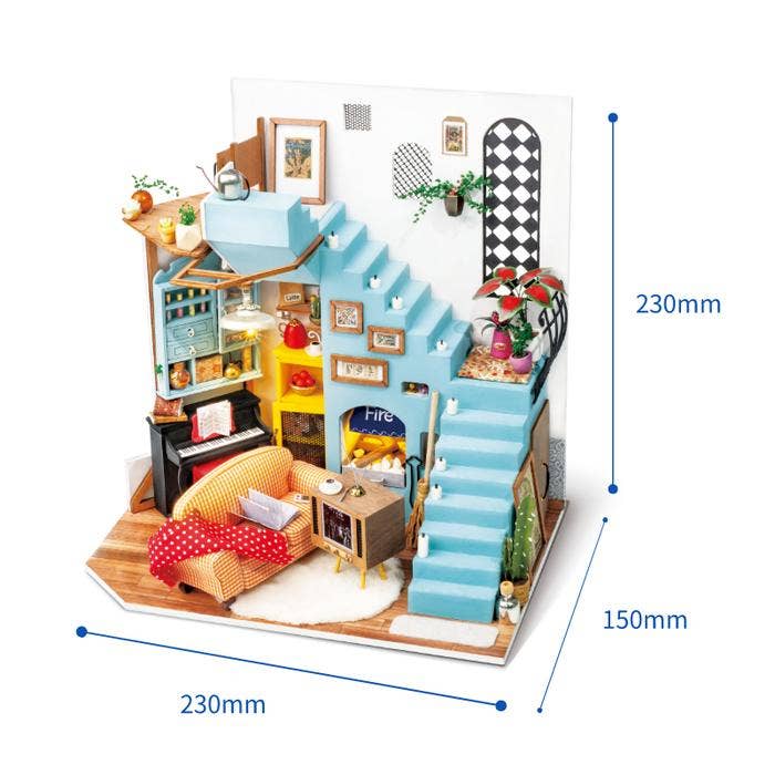 Robotime Rolife Joy's Peninsula DIY Living Room